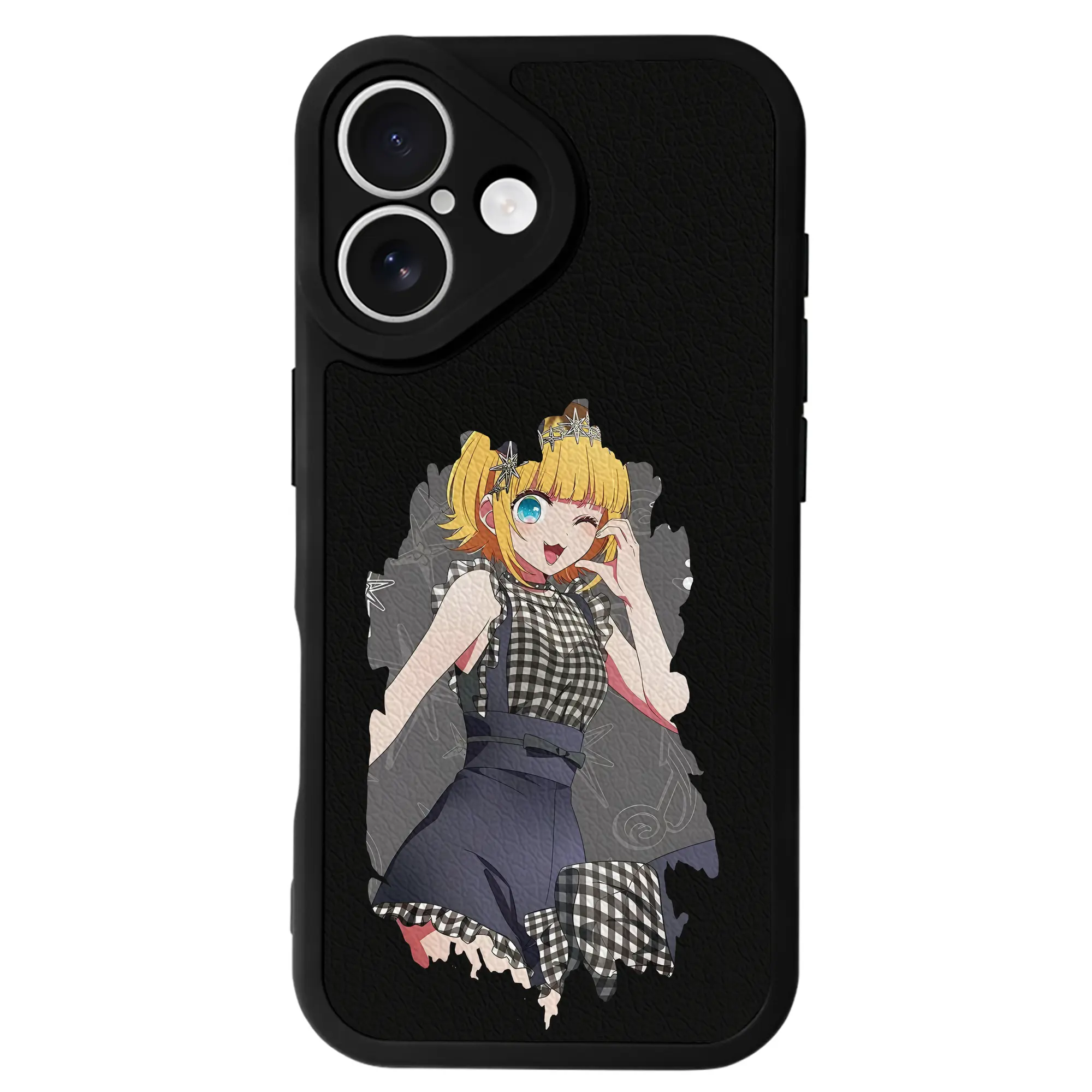 推しの子 グッズ,MEMちょ - IPhone 16シリーズ対応 ・ シリコンスマホケース ・ レザー調 ・ 高精度フィット ・ 耐衝撃 ・ ワイヤレス充電対応 ・ 精密カット